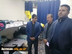 بازدید رئیس دانشگاه از خوابگاه دانشجویی پردیس خواجه نصیرالدین طوسی  6