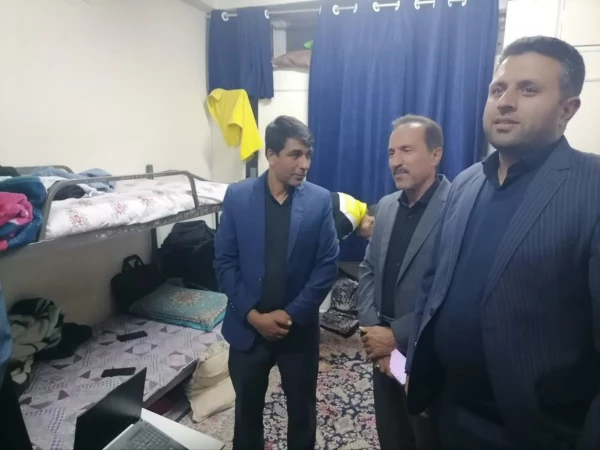 بازدید رئیس دانشگاه از خوابگاه دانشجویی پردیس خواجه نصیرالدین طوسی  6