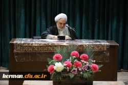 قاضی القضات کرمان میهمان دانشجومعلمان دانشگاه فرهنگیان کرمان 6