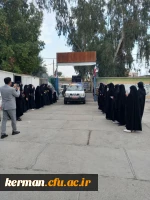  مراسم استقبال  دانشجومعلمان دانشگاه فرهنگیان مرکز امیرکبیر جیرفت از پیکر مطهرشهید گمنام  3