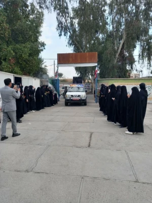  مراسم استقبال  دانشجومعلمان دانشگاه فرهنگیان مرکز امیرکبیر جیرفت از پیکر مطهرشهید گمنام  3