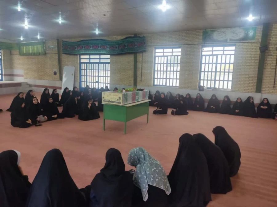  مراسم استقبال  دانشجومعلمان دانشگاه فرهنگیان مرکز امیرکبیر جیرفت از پیکر مطهرشهید گمنام  4