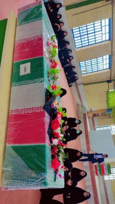  مراسم استقبال  دانشجومعلمان دانشگاه فرهنگیان مرکز امیرکبیر جیرفت از پیکر مطهرشهید گمنام  5