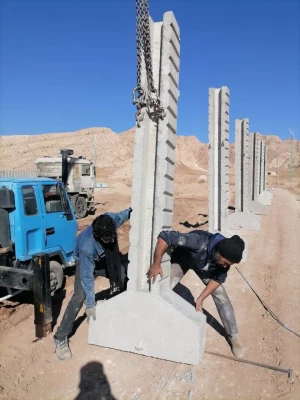 حصارکشی زمین دانشگاه جامع فرهنگیان استان کرمان 3