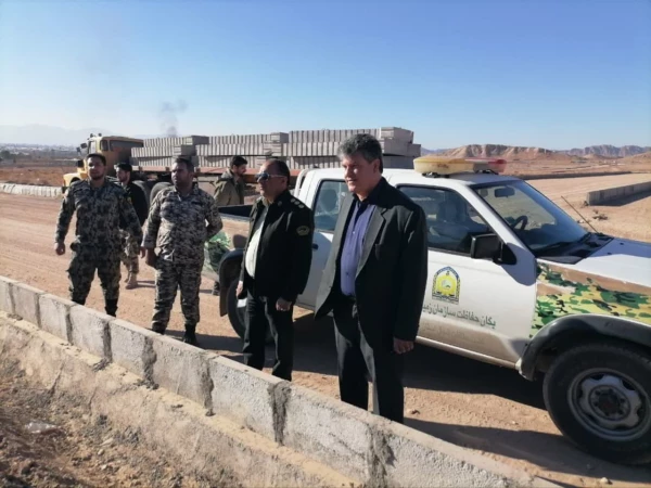 حصارکشی زمین دانشگاه جامع فرهنگیان استان کرمان 4