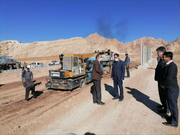 حصارکشی زمین دانشگاه جامع فرهنگیان استان کرمان 6