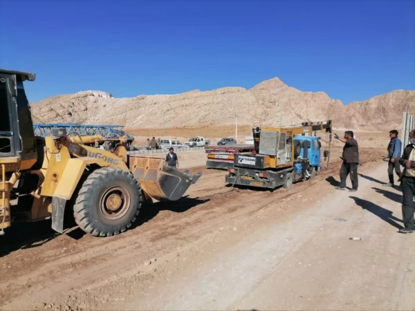 حصارکشی زمین دانشگاه جامع فرهنگیان استان کرمان 7