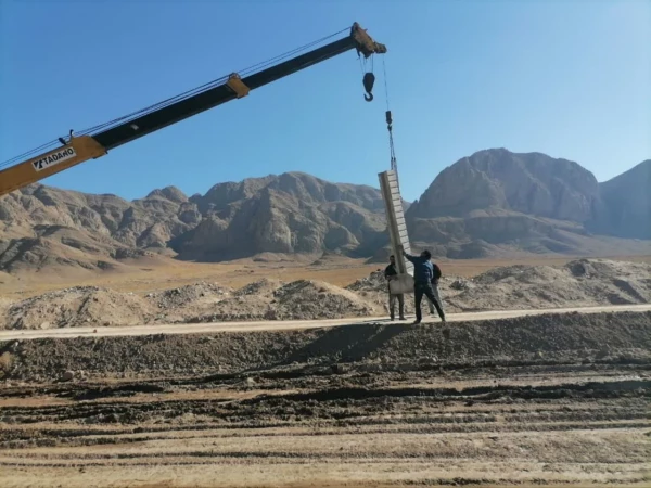 حصارکشی زمین دانشگاه جامع فرهنگیان استان کرمان 8