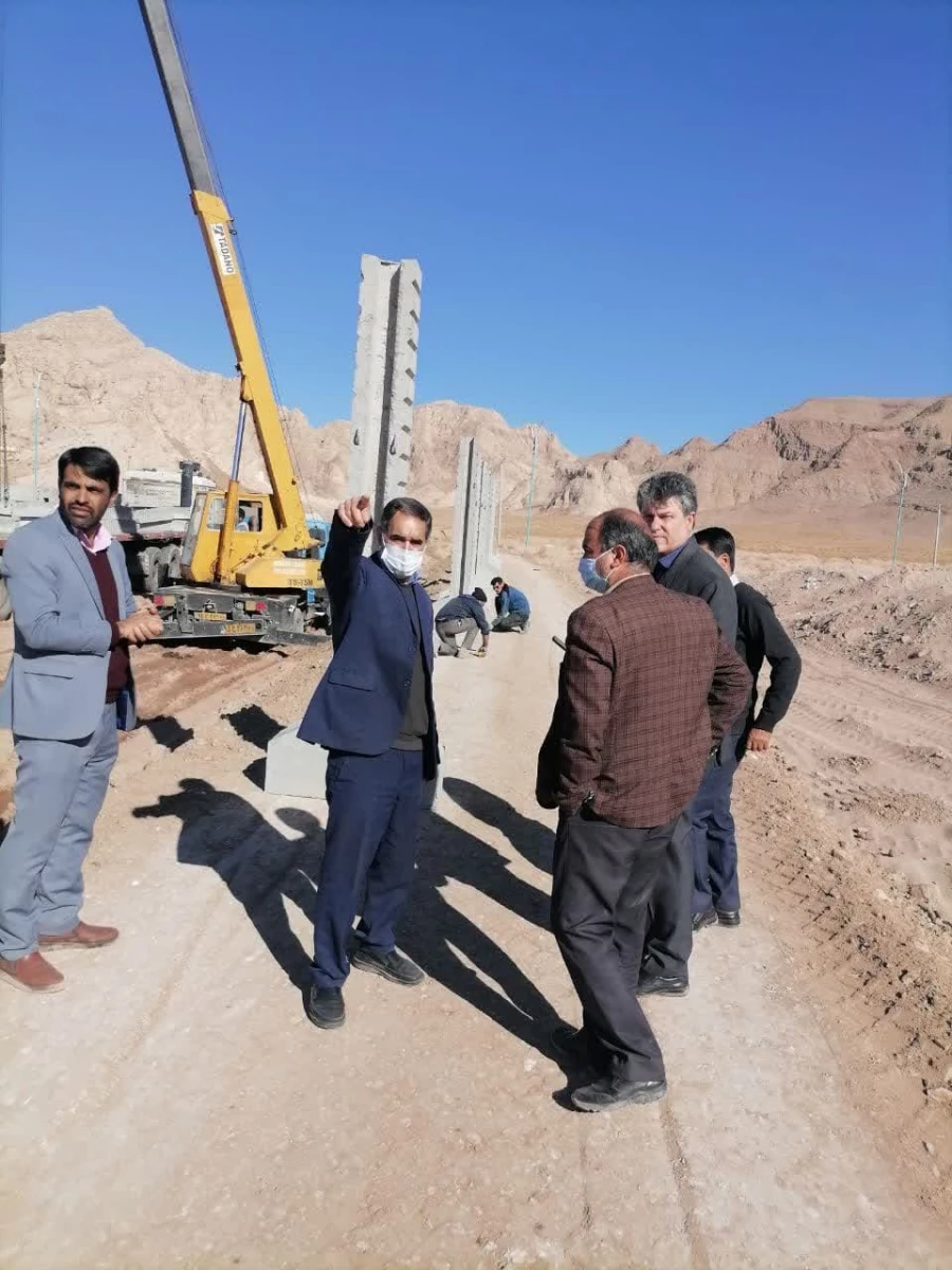 حصارکشی زمین دانشگاه جامع فرهنگیان استان کرمان 9