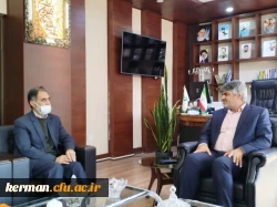 دیدار صمیمی رئیس دانشگاه فرهنگیان استان با مدیر کل دیوان محاسبات استان کرمان 5