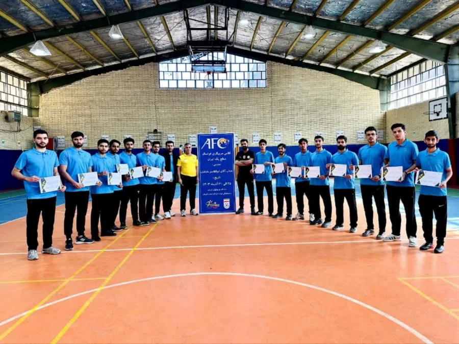  برگزاری دوره مربیگری سطح یک فوتسال ایران در دانشگاه فرهنگیان کرمان  3