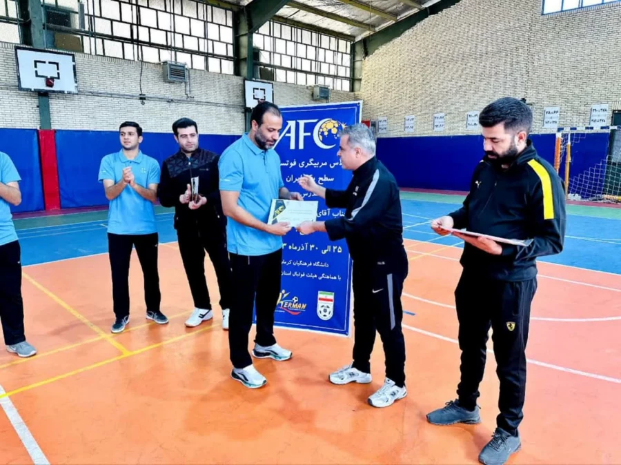  برگزاری دوره مربیگری سطح یک فوتسال ایران در دانشگاه فرهنگیان کرمان  5