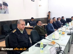 تقدیر فرمانده انتظامی استان از رئیس دانشگاه فرهنگیان استان کرمان 2