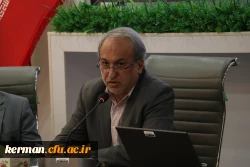 دکتر قاسم پور مسئول دفتر هماهنگی بسیج اساتید دانشگاه فرهنگیان کشور دردومین همایش ملی آموزه های تربیت در مکتب شهید سلیمانی 2