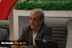 دکتر قاسم پور مسئول دفتر هماهنگی بسیج اساتید دانشگاه فرهنگیان کشور دردومین همایش ملی آموزه های تربیت در مکتب شهید سلیمانی 2