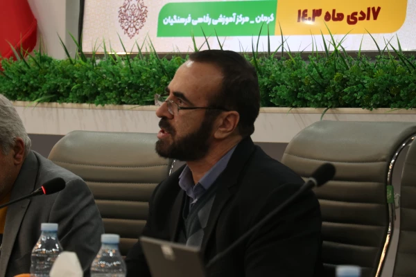 دکتر دل قندی مشاور وزیر آموزش وپرورش در دانشگاه های فرهنگیان وشهید رجایی دردومین همایش ملی آموزه های تربیت در  مکتب شهید سلیمانی 2