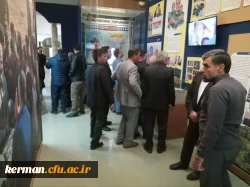 بازدید شرکت کنندگان دومین همایش ملی آموزه های تربیت در مکتب شهیدسلیمانی از موزه دفاع مقدس کرمان 2