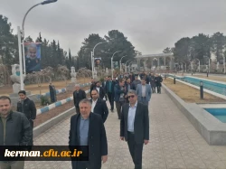 بازدید شرکت کنندگان دومین همایش ملی آموزه های تربیت در مکتب شهیدسلیمانی از موزه دفاع مقدس کرمان 7