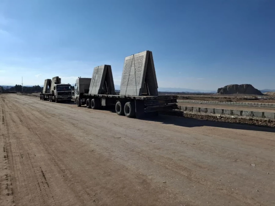 دومین مرحله اجرای دیوار احداث دانشگاه جامع فرهنگیان کرمان 4