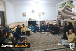 دیدارخادمین وکادر اجرایی راهیان نور دانشگاه فرهنگیان استان کرمان با خانواده شهید رنجبر  2