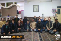 دیدارخادمین وکادر اجرایی راهیان نور دانشگاه فرهنگیان استان کرمان با خانواده شهید رنجبر  5