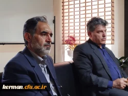 دیدار دکتر توان رئیس دانشگاه فرهنگیان کرمان و دکتر وحیدی رئیس سازمان مدیریت و برنامه ریزی استان 3