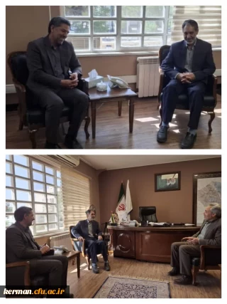 دیدارنوروزی رئیس دانشگاه فرهنگیان استان و مدیر کل نوسازی ،توسعه وتجهیز مدارس استان کرمان 

