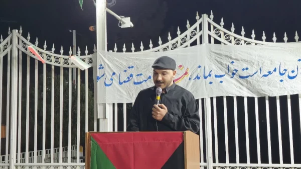 تجمع دانشگاهیان دانشگاههای کرمان در اعتراض به نسل کشی رژیم صهیونیستی علیه مردم مظلوم غزه  4