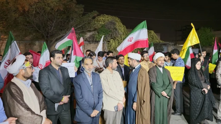 تجمع دانشگاهیان دانشگاههای کرمان در اعتراض به نسل کشی رژیم صهیونیستی علیه مردم مظلوم غزه  7