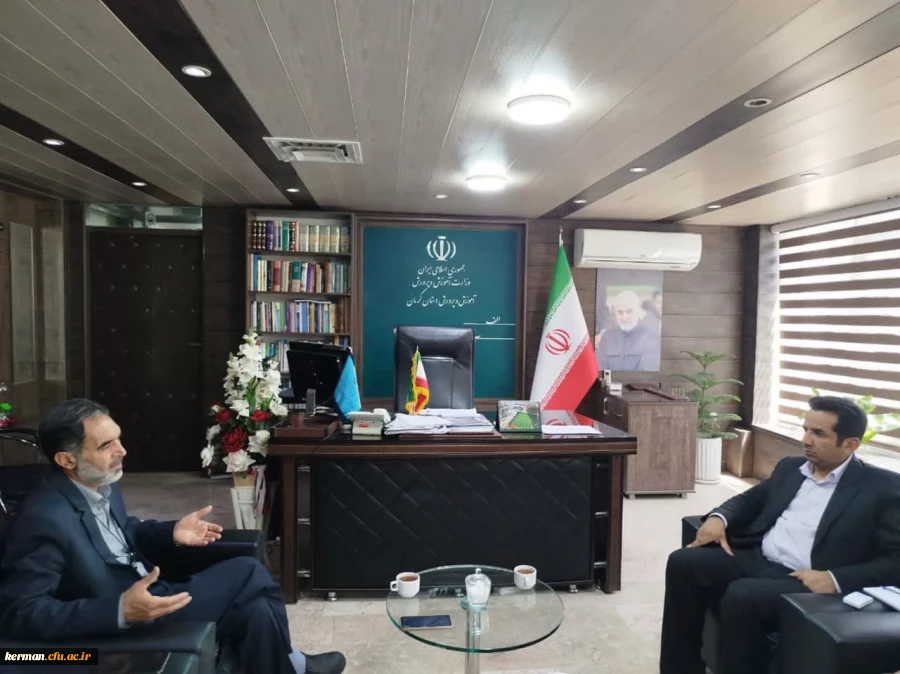 دیدار نوروزی رئیس دانشگاه فرهنگیان استان و مدیر کل آموزش و پرورش استان کرمان

 5