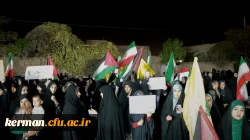 تجمع دانشگاهیان دانشگاههای کرمان در اعتراض به نسل کشی رژیم صهیونیستی علیه مردم مظلوم غزه  13