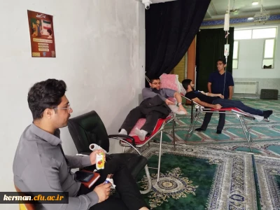 اجرای پویش اهدای خون توسط معاونت دانشجویی پردیس خواجه نصیرالدین طوسی دانشگاه فرهنگیان کرمان 

