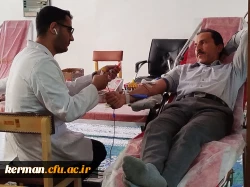 اجرای پویش اهدای خون توسط معاونت دانشجویی پردیس خواجه نصیرالدین طوسی دانشگاه فرهنگیان کرمان 

 3