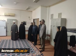 بازدید رئیس دانشگاه فرهنگیان استان از سراهای دانشجویی در مرکز امیرکبیر جیرفت
 4