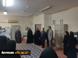 بازدید رئیس دانشگاه فرهنگیان استان از سراهای دانشجویی در مرکز امیرکبیر جیرفت
 5