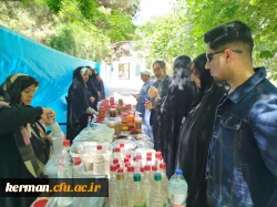 بازدید مسئولین دانشگاه فرهنگیان استان از بازارچه محصولات بومی محلی دانشجویی در پردیس خواجه نصیرالدین طوسی  5