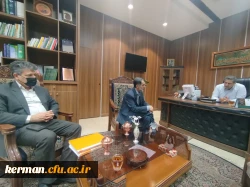 رئیس دانشگاه فرهنگیان استان با معاون هماهنگی امور عمرانی استانداری کرمان دیدار و گفتگو کرد 3