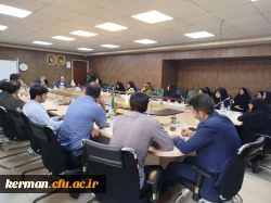 نشست هیئت نظارت و ارزیابی سازمان مرکزی با کارکنان دانشگاه فرهنگیان استان کرمان 3