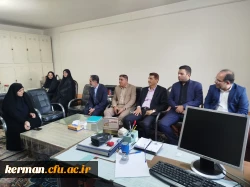 بازدید میدانی هیئت نظارت و ارزیابی سازمان مرکزی از پردیس شهید باهنر سایت شهید رجایی دانشگاه فرهنگیان کرمان 2