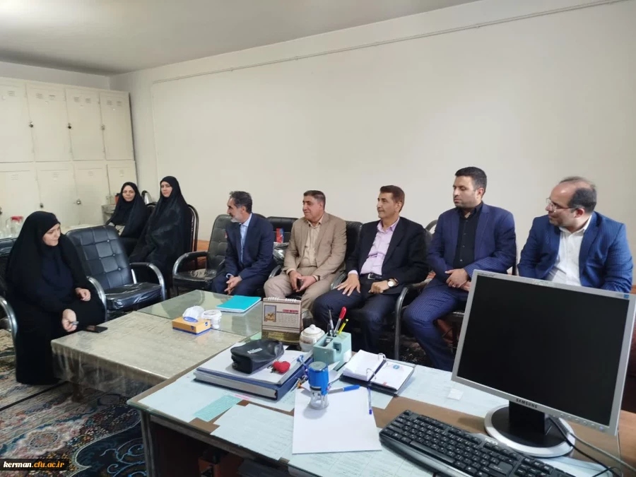 بازدید میدانی هیئت نظارت و ارزیابی سازمان مرکزی از پردیس شهید باهنر سایت شهید رجایی دانشگاه فرهنگیان کرمان 2