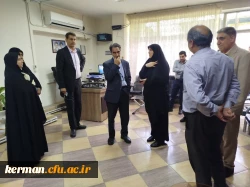 بازدید میدانی هیئت نظارت و ارزیابی سازمان مرکزی از پردیس شهید باهنر سایت شهید رجایی دانشگاه فرهنگیان کرمان 4