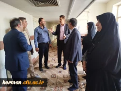 بازدید میدانی هیئت نظارت و ارزیابی سازمان مرکزی از پردیس شهید باهنر سایت شهید رجایی دانشگاه فرهنگیان کرمان 5