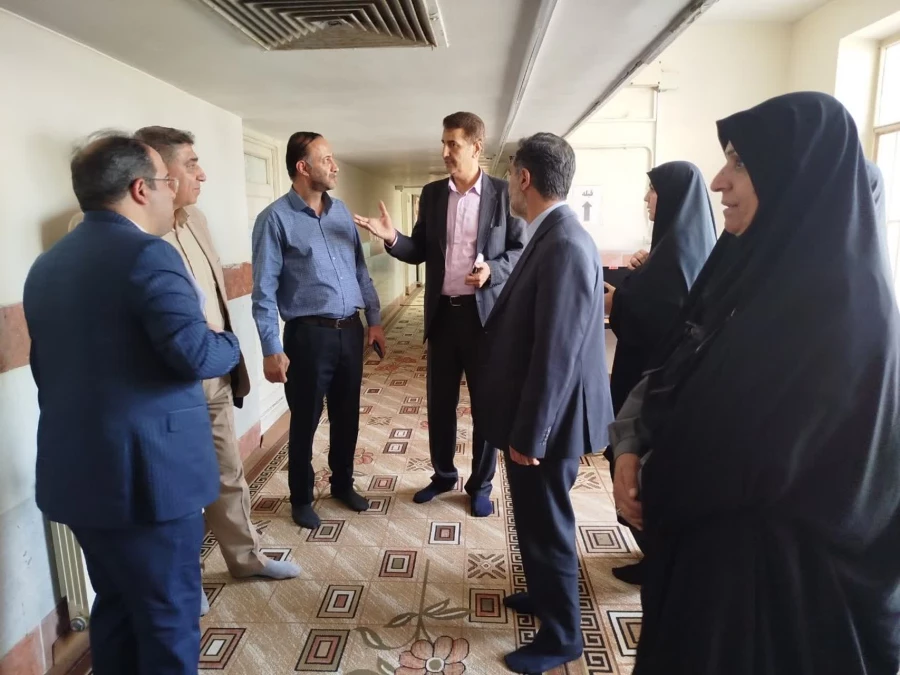 بازدید میدانی هیئت نظارت و ارزیابی سازمان مرکزی از پردیس شهید باهنر سایت شهید رجایی دانشگاه فرهنگیان کرمان 5