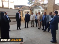 بازدید میدانی هیئت نظارت و ارزیابی سازمان مرکزی از پردیس شهید باهنر سایت شهید رجایی دانشگاه فرهنگیان کرمان 7
