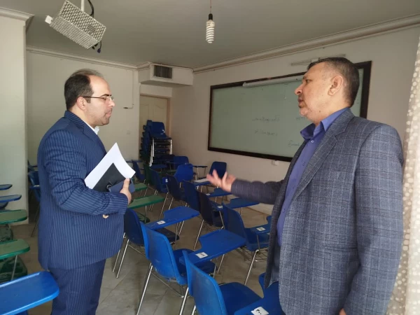 بازدید میدانی هیئت نظارت و ارزیابی سازمان مرکزی از پردیس شهید باهنر سایت شهید رجایی دانشگاه فرهنگیان کرمان 12