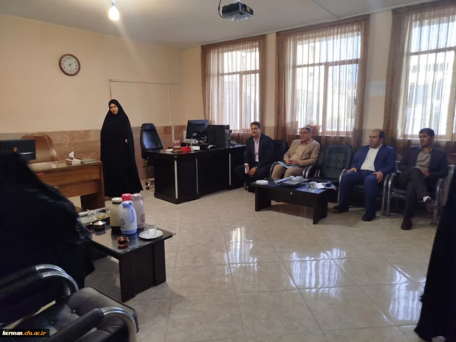 بازدید میدانی هیئت نظارت و ارزیابی سازمان مرکزی دانشگاه فرهنگیان از پردیس شهید باهنر(سایت علامه طباطبایی)کرمان 2