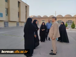 بازدید میدانی هیئت نظارت و ارزیابی سازمان مرکزی دانشگاه فرهنگیان از پردیس شهید باهنر(سایت علامه طباطبایی)کرمان 2