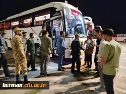 بدرقه دانشجو معلمان دانشگاه فرهنگیان کرمان اعزامی به مراسم سی و ششمین سالگرد ارتحال حضرت امام خمینی (ره)   2