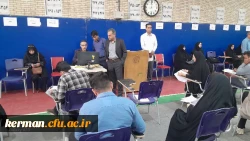 بازدید رئیس دانشگاه فرهنگیان استان از آزمون پایانی پودمانهای مهارت آموزی_بهار ۱۴۰۴  5