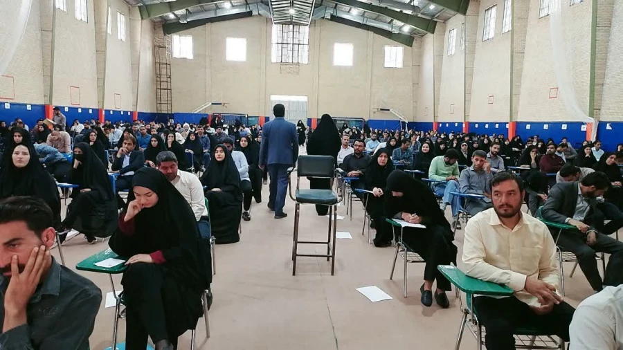 بازدید رئیس دانشگاه فرهنگیان استان از آزمون پایانی پودمانهای مهارت آموزی_بهار ۱۴۰۴  6